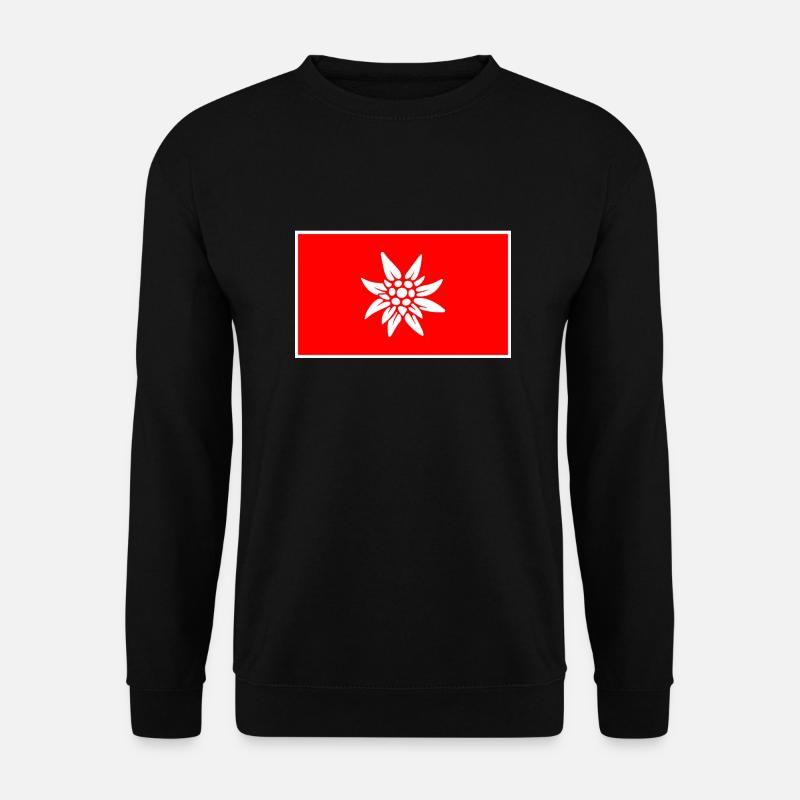 Schweizer Flagge - Unisex Pullover - Schwarz