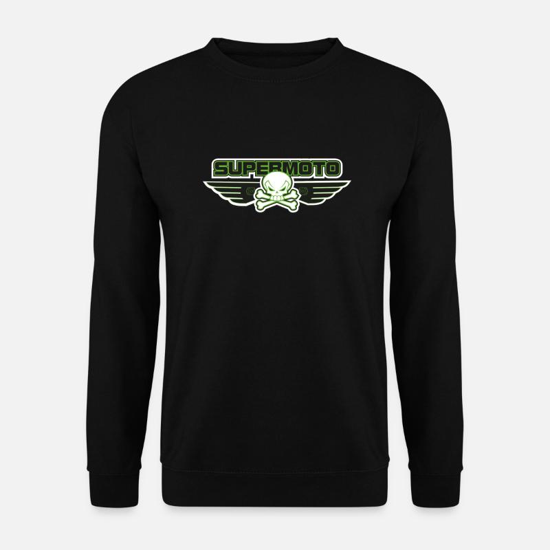 SUPER MOTO Pirates vert - Sweat-shirt Unisexe - noir