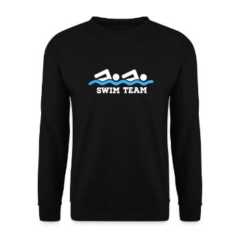 nager - Sweat-shirt Unisexe - noir - Devant - Alina (178cm) & Michal (187cm)