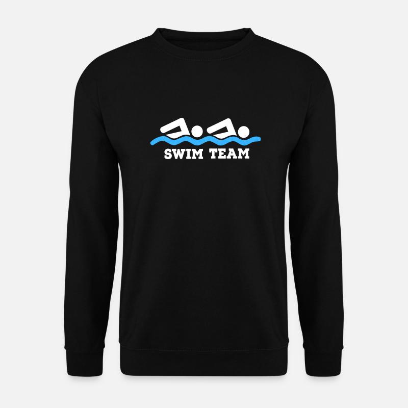schwimmen - Unisex Pullover - Schwarz