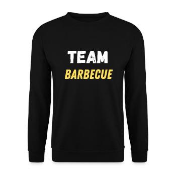 team barbecue - Sweat-shirt Unisexe - noir - Devant - Alina (178cm) & Michal (187cm)