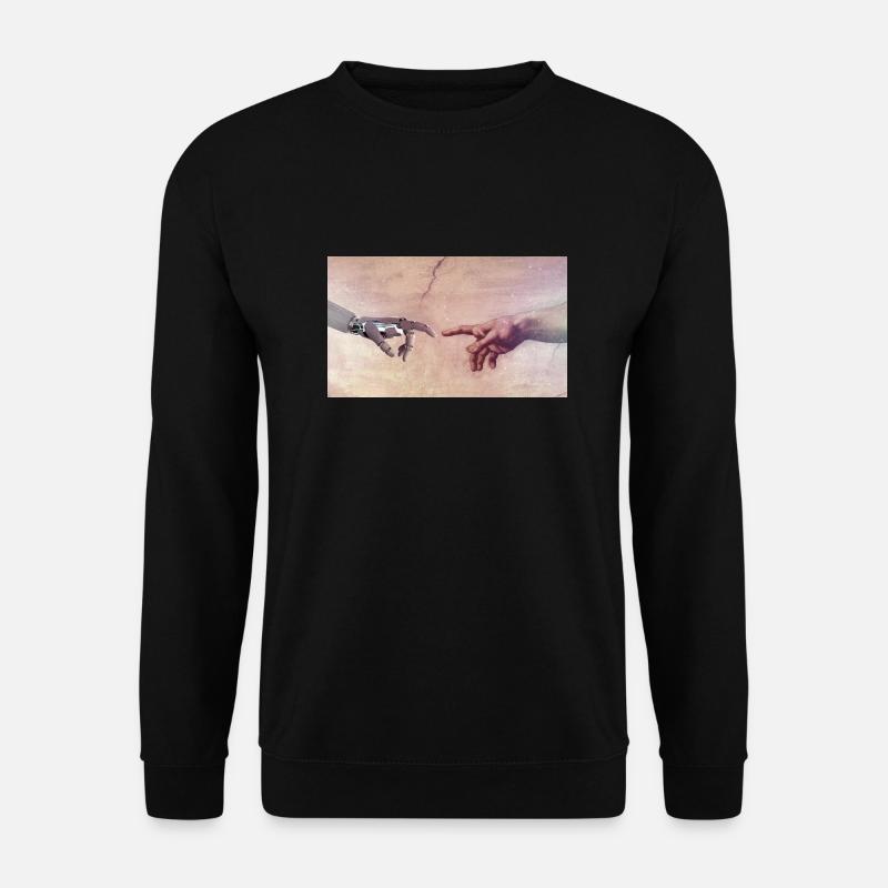 Main de robot - Sweat-shirt Unisexe - noir