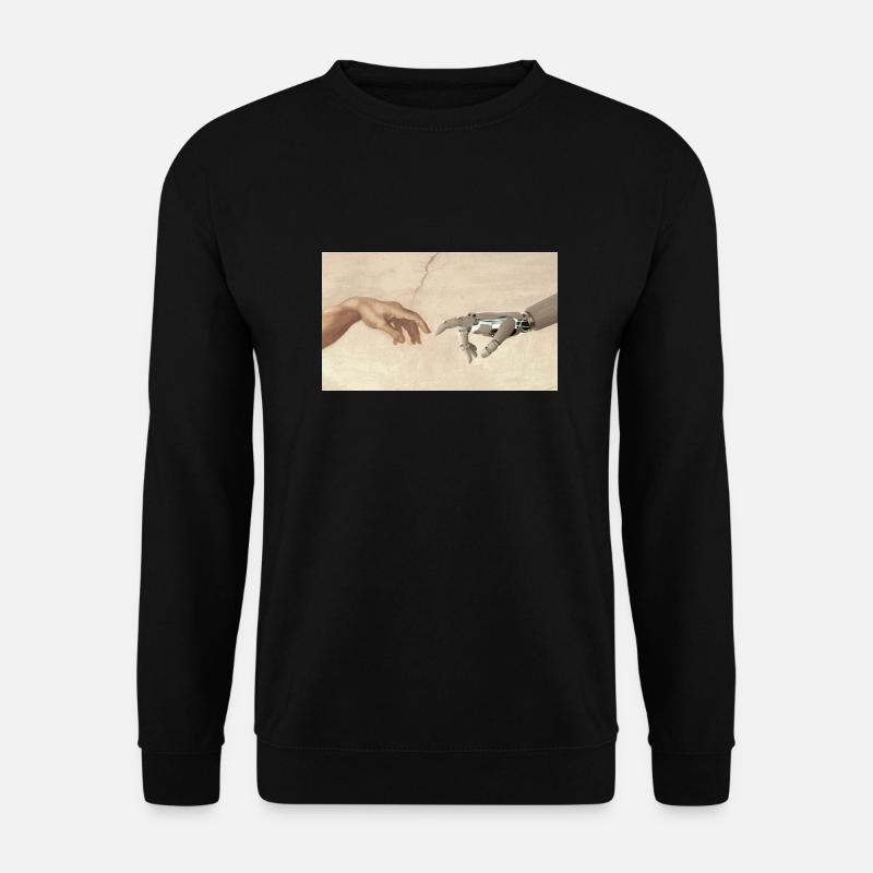 Hand des Roboters, - Unisex Pullover - Schwarz