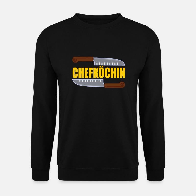 Chefköchin - Unisex Pullover - Schwarz