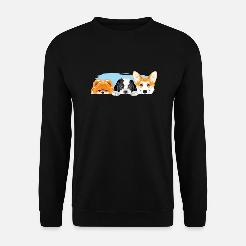 Hunde sind beste Freunde - Unisex Pullover - Schwarz