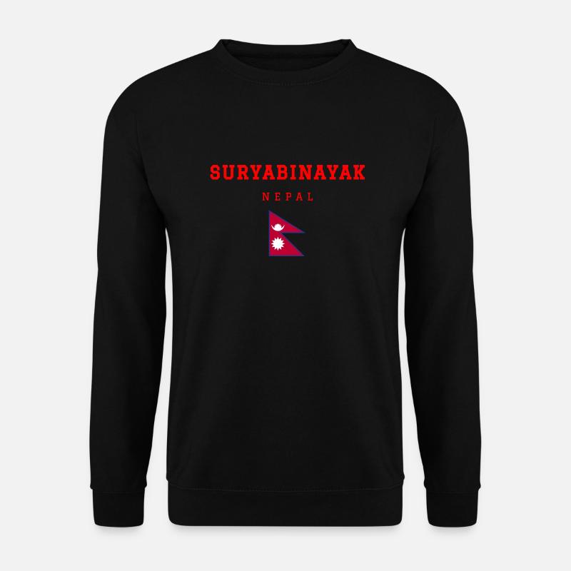 Suryabinayak Nepal - Unisex Pullover - Schwarz