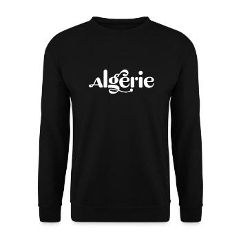 Algérie - Sweat-shirt Unisexe - noir - Devant - Alina (178cm) & Michal (187cm)