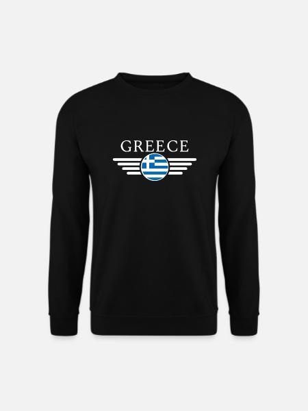 Greece T-Shirt: Myth, Sun, Culture - Unisex Sweatshirt - black