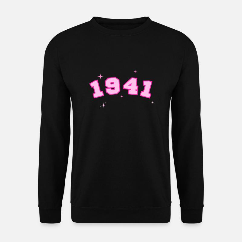 1941 Rosa Stern - Unisex Pullover - Schwarz