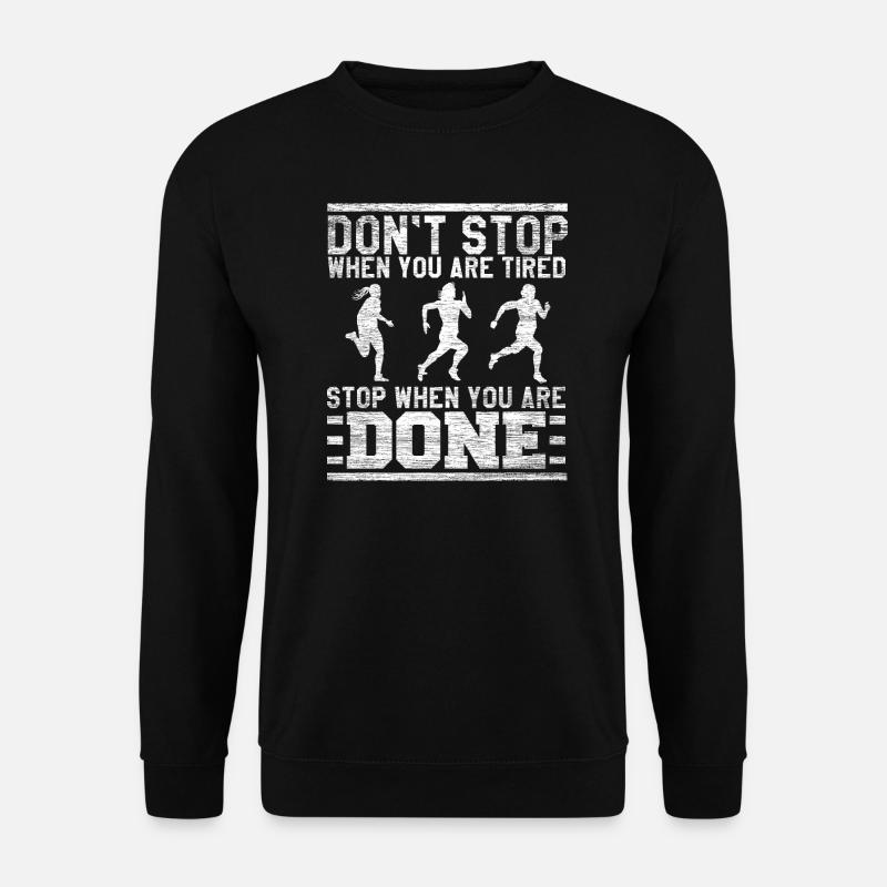 Marathon - Unisex Pullover - Schwarz