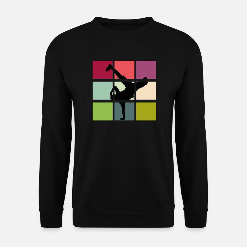 Breakdance breaker retro bboy - Unisex Sweatshirt - black