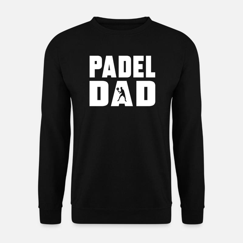 Padel-Vater - Unisex Pullover - Schwarz