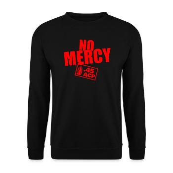 NoMercy 45acp red - Unisex Pullover - Schwarz - Vorne - Alina (178cm) & Michal (187cm)