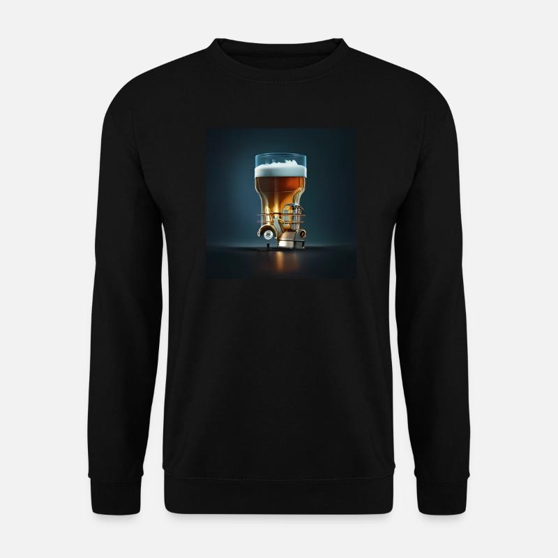 Bier-Motor - Unisex Pullover - Schwarz