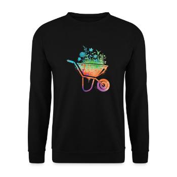 Jardinier Jardinier Dames Enfants Jardinier - Sweat-shirt Unisexe - noir - Devant - Alina (178cm) & Michal (187cm)