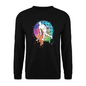 Hockey sur gazon Joueurs de hockey Enfants Hockey Garçons - Sweat-shirt Unisexe - noir - Devant - Alina (178cm) & Michal (187cm)