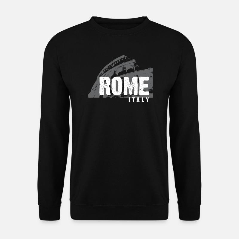 Logo der Stadt Rom - Unisex Pullover - Schwarz