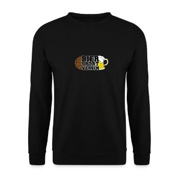 Biersportverein - Unisex Pullover - Schwarz - Vorne - Alina (178cm) & Michal (187cm)