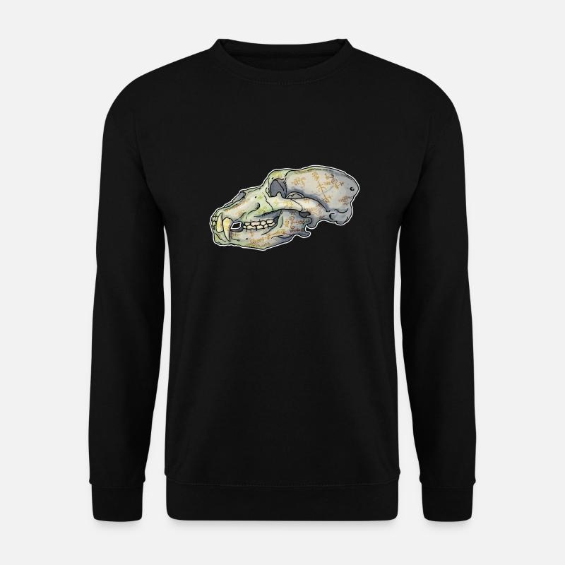 Bear-Skull - Unisex Pullover - Schwarz