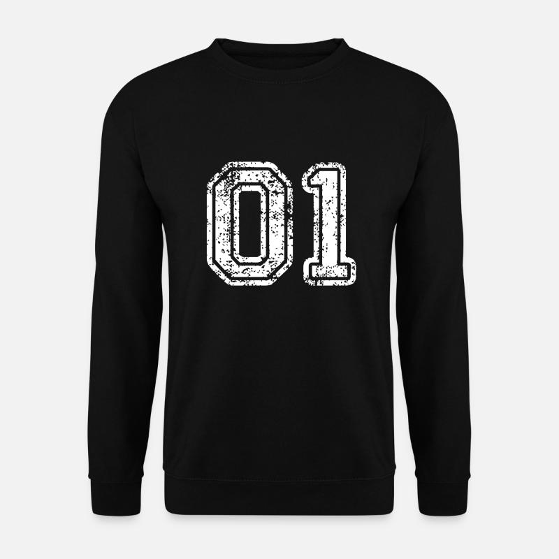 01 - Unisex Sweatshirt - black