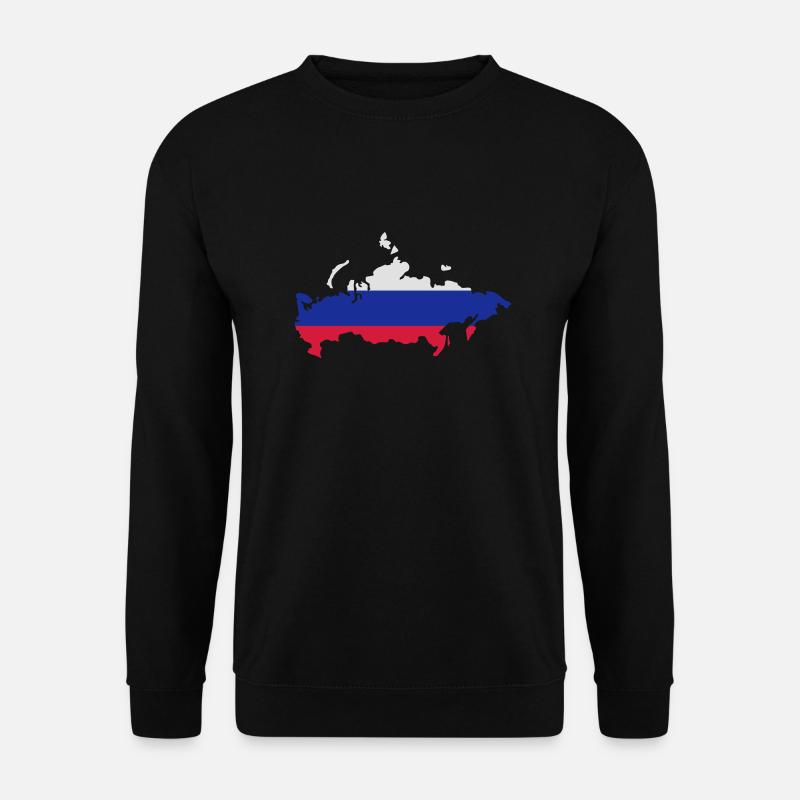 Russland - Unisex Pullover - Schwarz