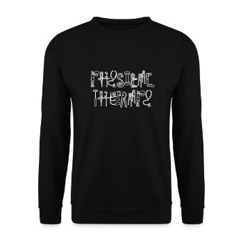 Physical Therapy T- Shirts - Unisex Sweatshirt - black - Front - Alina (178cm) & Michal (187cm)