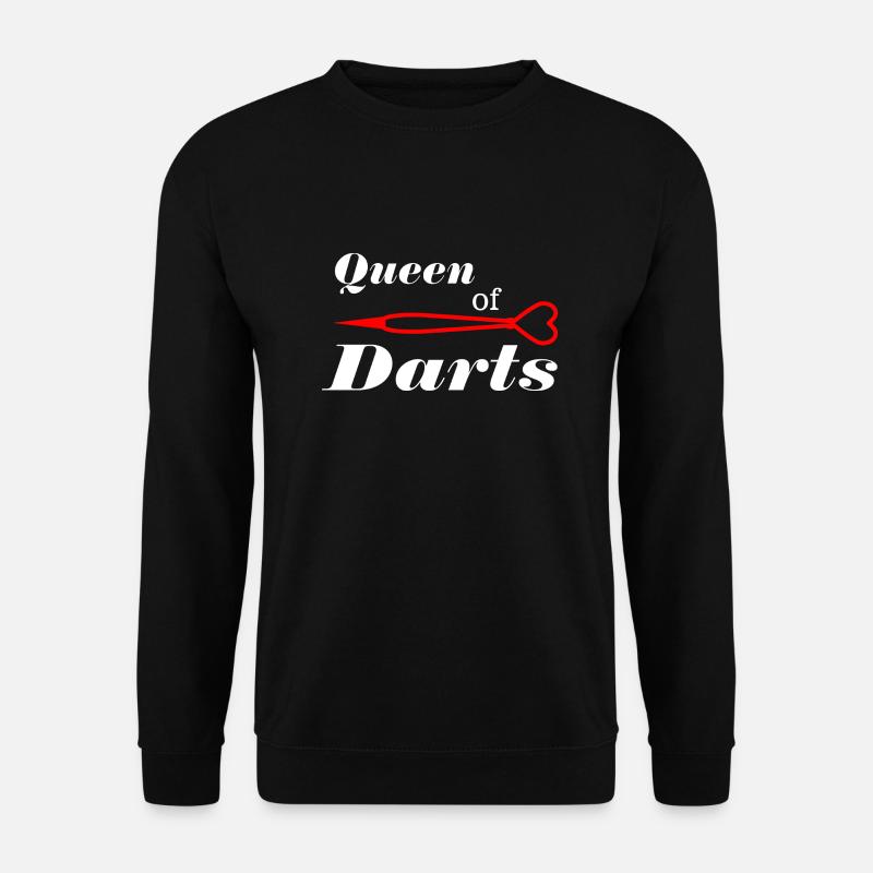Darts Dart - Unisex Pullover - Schwarz