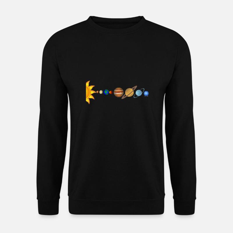 Système solaire - Sweat-shirt Unisexe - noir