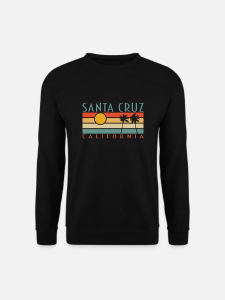 Santa Cruz California Vintage - Unisex Pullover - Schwarz