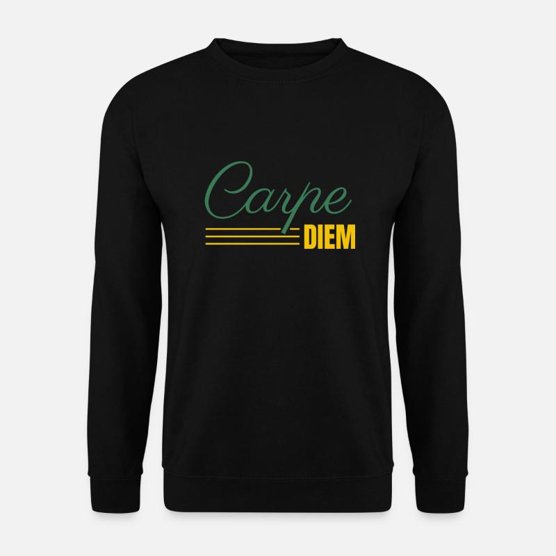 Carpe DIEM - Unisex Pullover - Schwarz