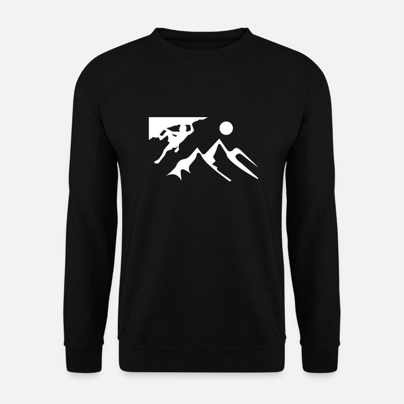 Escalade de bloc - Sweat-shirt Unisexe - noir
