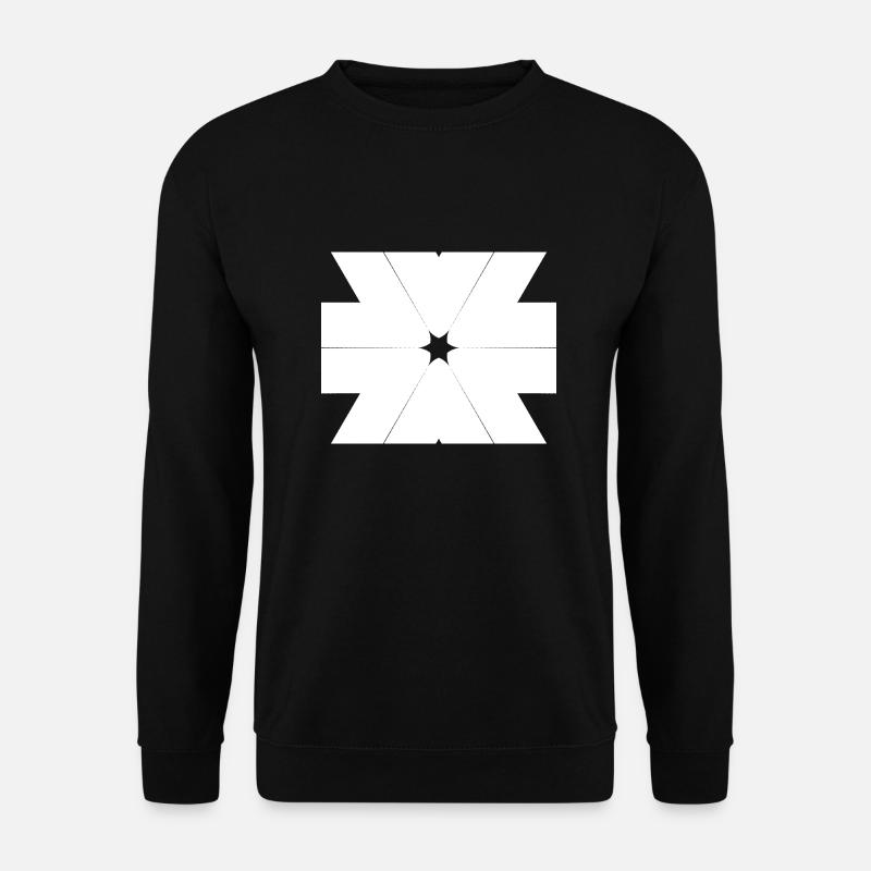 Muster | Stern | Symbol - Unisex Pullover - Schwarz