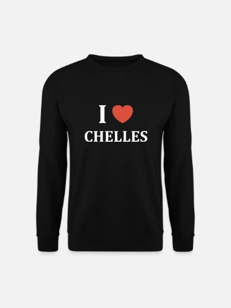 i love Chelles - Sweat-shirt Unisexe - noir