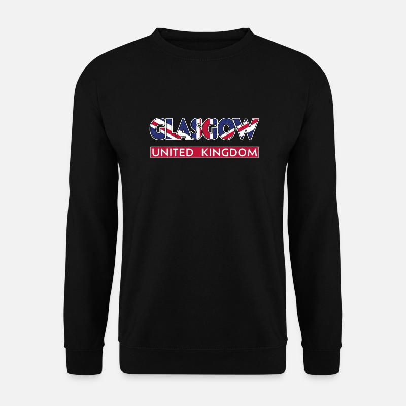 Glasgow - Vereinigtes Königreich - Unisex Pullover - Schwarz