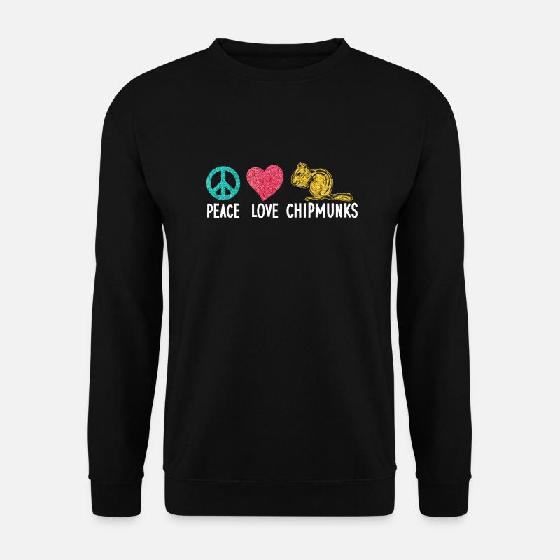Chipmunk Rodent Gift - Unisex Sweatshirt - black