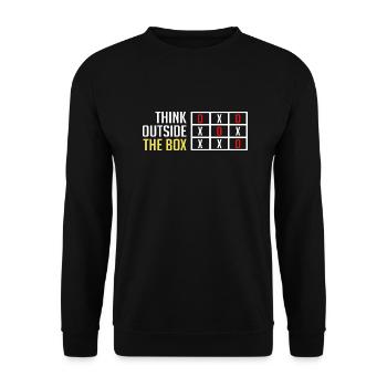 Sortir des sentiers battus - Sweat-shirt Unisexe - noir - Devant - Alina (178cm) & Michal (187cm)