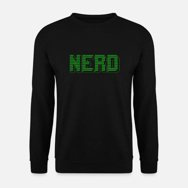 Nerd ASCII - Unisex Sweatshirt - black