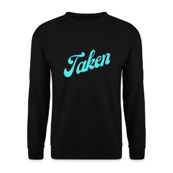 Taken - Unisex Pullover - Schwarz - Vorne - Alina (178cm) & Michal (187cm)