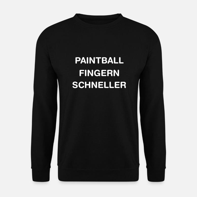 Paintball Airsoft - Unisex Pullover - Schwarz