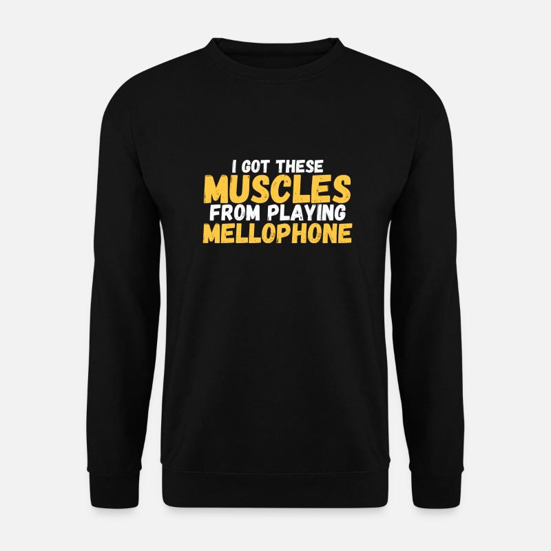 Marching Band Mellophone Musician - Unisex Sweatshirt - black
