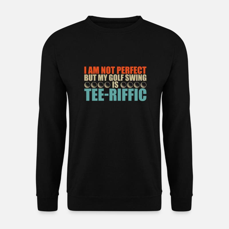Golf Player Tee-Riffic Golf Swing - Unisex Pullover - Schwarz