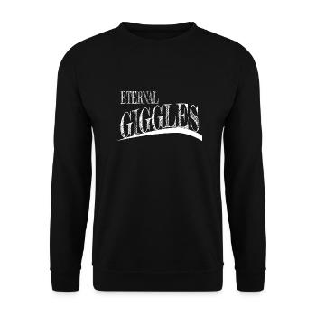 joke humor friendship goals quote birthday - Unisex Sweatshirt - black - Front - Alina (178cm) & Michal (187cm)