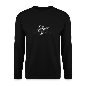 fishing2 - Unisex Pullover - Schwarz - Vorne - Alina (178cm) & Michal (187cm)