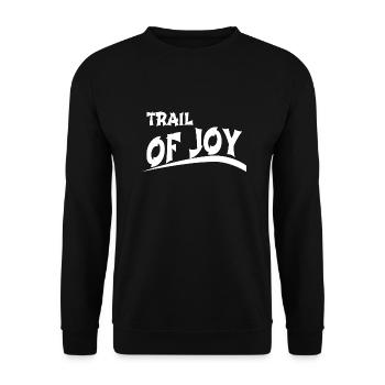 birthday jokes downhill biking blissful state - Unisex Pullover - Schwarz - Vorne - Alina (178cm) & Michal (187cm)