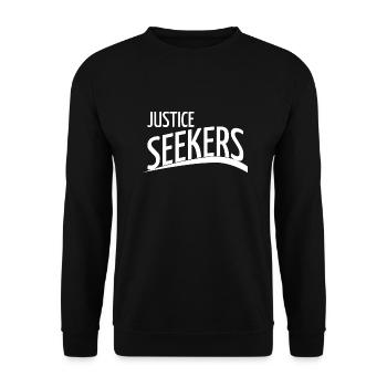 legal challenges advocacy funny quote jokes - Unisex Sweatshirt - black - Front - Alina (178cm) & Michal (187cm)