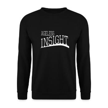 birthday present idea wisdom community - Unisex Sweatshirt - black - Front - Alina (178cm) & Michal (187cm)