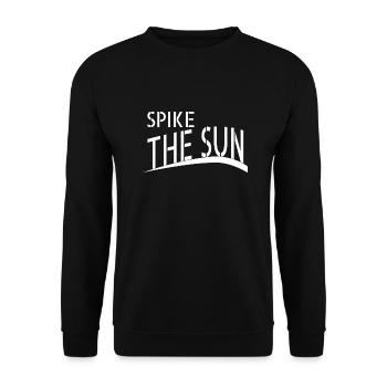 beach volleyball tournaments sayings - Unisex Pullover - Schwarz - Vorne - Alina (178cm) & Michal (187cm)