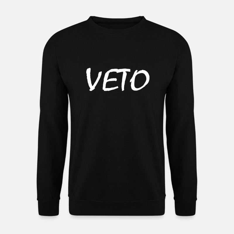 Veto - Unisex Pullover - Schwarz