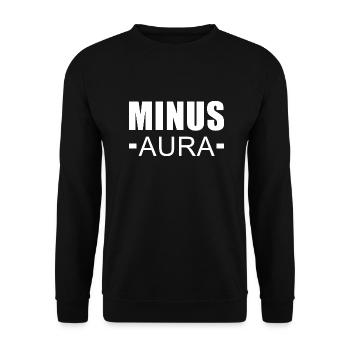 MINUS AURA - Unisex Sweatshirt - black - Front - Alina (178cm) & Michal (187cm)