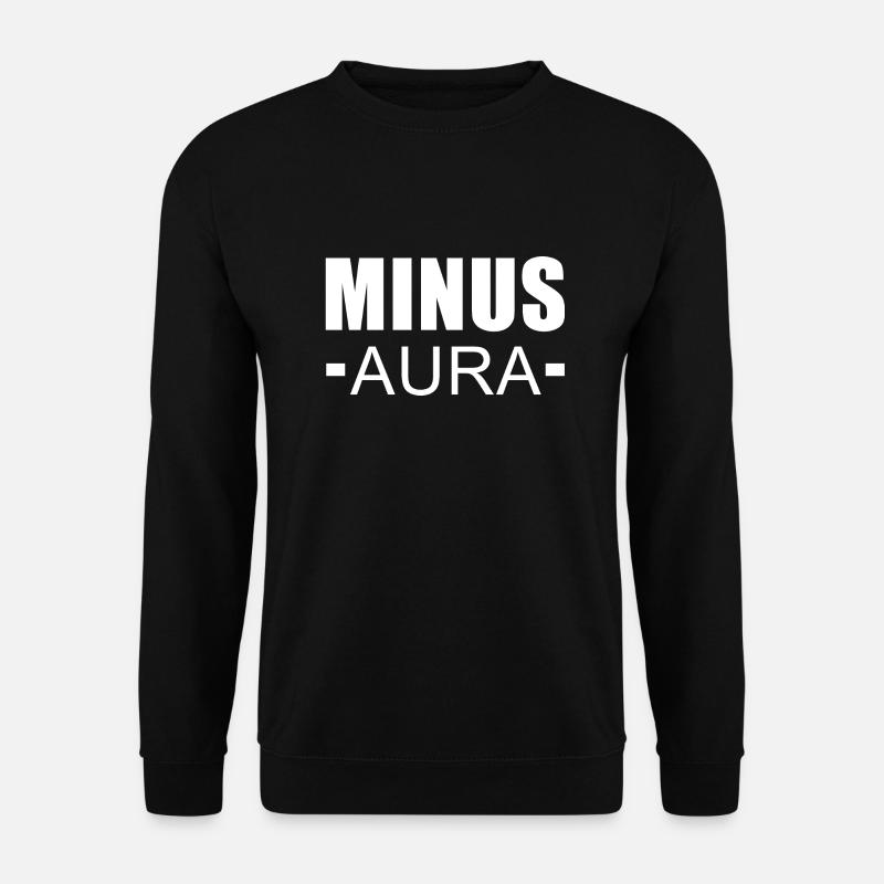 MINUS AURA - Unisex Pullover - Schwarz
